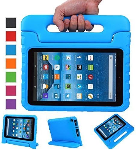Fire 7 case,Fire 7 2015 Case,Sztook Kids Shock Proof Convertible Handle Light Weight Super Protective Stand Cover for Amazon Fire Tablet (7 inch Display - 5th Generation, 2015 Release Only),Blue