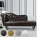 Produktbild Miadomodo Chesterfield im antiken Design, Sofa mit Farbwahl, Rautenmuster und Echtholz-Füßen, Braun