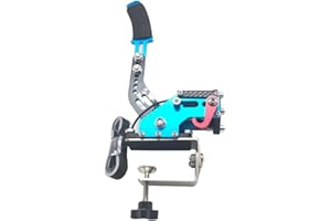 RPixc Levier de frein à main USB réglable en hauteur 14 bits universel pour Sim Racing Games G25/27/29 T500 FANATECOSW Dirt Rally Compatible avec PC Windows…