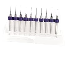 Punte Da Trapano In Carburo, 10 Pezzi 0,1-1,0 Mm Micro Punte Da Trapano In Carburo Di Tungsteno Set Strumento Per Circuito Stampato PCB - Foto 3