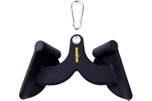 ACOLOU DORUIMI Home Gym Fitness Aviron T-Bar V-Bar Poulie Câble Machine Attachements Biceps Curl Triceps LAT Barre déroulante Back Musculation Poignées Poignées LAT Pull Down Bar Press Down Exercices