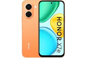 HONOR X7e Smartphone, 45W HONOR SuperCharge, 120Hz Display, 50MP AI Camera, IP64 Water & Dust Resistance, 6GB RAM+ 128GB Storage, Dual SIM, Sunrise Orange