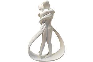 PIGPIGFLY Estatua de Pareja,Centro de Mesa Decorativo Salon,Escultura Abstracta, Decoración de Estantería,Figuras Decorativas,Decoracion Hogar,Decoracion Mesa Comedor