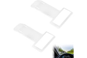 ZELHYEUU 2 Pièces Clip de Ticket de Pare-Brise, Clip de Ticket de Parking, Plastique Ticket de Parking Clip, Parking Clip, Clip de Ticket Auto-adhésif, Porte-Billets Clip pour Pare-Brise de Voiture