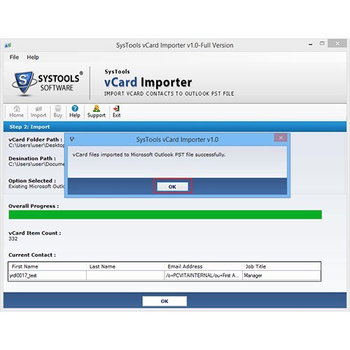 vCard Importer