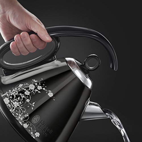 Russell Hobbs 21961-70 Legacy Floral Wasserkocher, Innovativer Griff, Perfect-Pour-Ausgusstülle, Schnellkochfunktion, Verdecktes Heizelement - 3