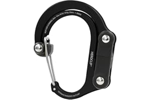 GEAR AID HEROCLIP Karabinerhaken und Haken (Mini) für Reisen, Gepäck, und kleine Taschen