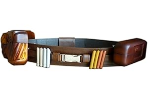 OEM Anakin Deluxe Full Belt Pouches Capsules Jedi Costume Prop Star Wars Accesorios (M)