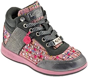 Lelli Kelly Girls' Trainers Grey Anthracite Black Size: 1/1.5