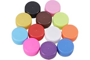 HEALLILY 200pcs Bouchons de Bouteilles en Plastique coloré Bricolage Couvercle de la Bouteille Protection Couvercle couvercles Bouteille Bouteille pour Enfants (Couleur mélangée)