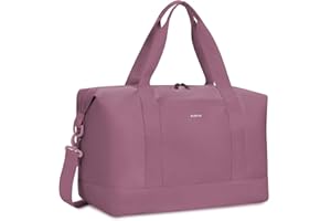ECOHUB Bagaglio a Mano Easyjet 45x36x20, 30L Borsa Pieghevole da Viaggio, Borsone Palestra Uomo Donna con Tasca Impermeabile, borsa sportiva grande, Borse Aereo, Brevetto Pendente(Rosa)