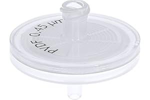 GVS Filter Technology, Syringe Filter, ABLUO, 25mm, PVDF Membrane, 0.45µm, PP Housing, 10/pk