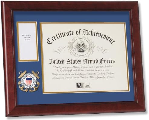 Allied Frame United States Coast Guard Medal and Award Frame