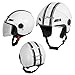 Produktbild A-Pro Motorradhelm Motorrad Roller Offenes Jet Helm Viser ECE 22 05 Weiss S