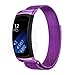 Produktbild samLIKE Milanese magnetische Schleife Edelstahl Band für Samsung Gear Fit 2 SM-R360 (Lila)