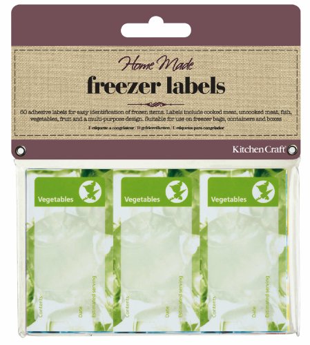 Kitchen Craft Etiquetas para congelados surtidas  60 unidades 
