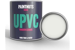 PAINTNUTS UPVC Window & Door Paint - RAL-9003 - SIGNAL WHITE 250ml Tin of Paint Satin Finish x 1