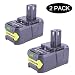 Produktbild Biswaye 2 Pack RB18L40 18V 4,0Ah Lithium-ion Ersatz Akku für Ryobi ONE+ Akku RB18L50 RB18L25 ABP1801 P104 P105 P102 P103 P107 P108 Li-ion Ersatzakku Werkzeug Batterie