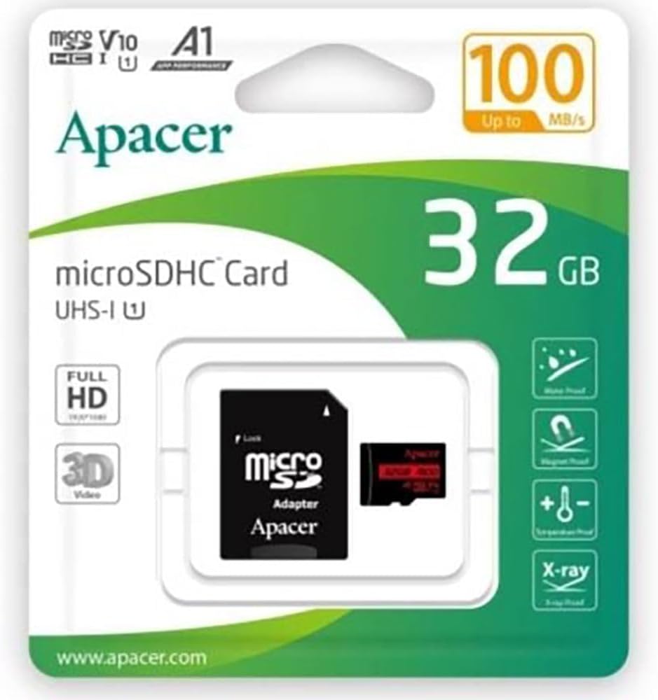 APACER 32GB MICRO SDXC R100Mb/s (AP32GMCSH10UB-R)
