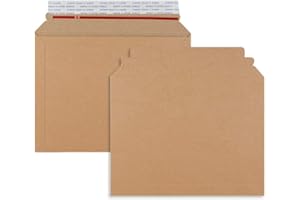 A5/C5 || 180x235mm || AKAR Manilla Capacity Book Mailers Cardboard mailers Letter Envelopes A5 Cardboard envelopes for Postals Mailers for Royal Mail Large Letter Posting Card Envelopes (Pack of 50)