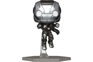 Funko Pop! Marvel: Civil War Build A Scene - War Machine 7th - Captain America- Exclusivité Amazon - Figurine en Vinyle à Collectionner - Idée de Cadeau - Produits Officiels - Movies Fans