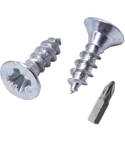 6,0 Mm Spanplattenschrauben Senkkopf WOODIES Schrauben Inkl. Bit