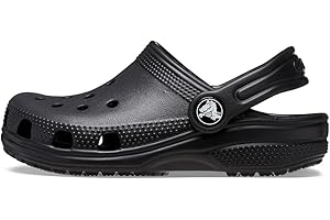 Crocs Kids Classic Clog Black 5 Juniors