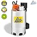 Produktbild Flachsaugende Schmutzwasser Tauchpumpe DRAINAGEPUMPE FÄKALIENPUMPE TROPFKÖRPERPUMPE KLÄRANLAGENPUMPE Pumpe DRAIN-VORTEX-550-GM STAINLESS STEEL MAGNETIC FLOAT als Gartenpumpe zum Bewässern und als Kellerpumpe zum Entwässern mit Magnetischen Schwimmerschalter Regenfasspumpe, EU-Qualitätprodukt zum SONDERPREIS! RegentonnenPumpe Fasspumpe