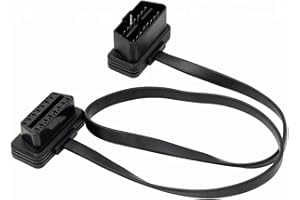 Alchiauto Cavo di prolunga a nastro piatto OBD II OBD2 da maschio a femmina 2M compatible OBD
