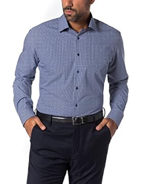 ETERNA Langarm Hemd MODERN FIT Popeline bedruckt