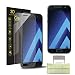 Produktbild Samsung Galaxy A5 (2017) Gehärtetes Glas-Schirm-Schutz, AKPATI Glasfolie Displayschutzfolie Schutzglas 9H Härte High Definition Bubble Free Anti-Kratzer gehärtetes Glas - Transparent