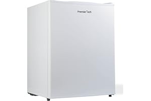 PremierTech Mini Congelatore, Freezer 42 litri, 4**** Stelle, Compatto, Da Tavolo, Risparmio Energetico, Porta reversibile, Bianco, PT-FR43