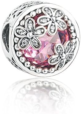 COOLTASTE 2017 Spring Collection 925 Sterling Silver Dazzling Daisy Meadow Charm Bead Fits for Original Bracelets DIY Jewelry
