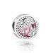 Produktbild BAKCCI 2017 Europäische Frühlingsart und weise Rosa Dazzling Gänseblümchen-Wiesen-Korne DIY passt für ursprüngliche Pandora-Armbänder 925 Silberne Charme-Schmucksachen