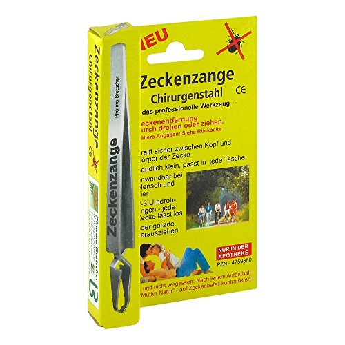 Preisvergleich Produktbild ZECKENZANGE Chirurgenstahl 1 St