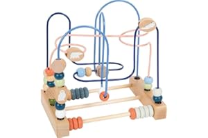 Small Foot Motorikschleife „Arctic“ aus FSC® 100%-zertifiziertem Holz, Motorikspielzeug für Kinder ab 1 Jahr, 12442