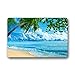 Produktbild Door Mats Nature Scenery Tropical Blue Sea Ocean Beach Custom Machine Washable Fabric & Nonslip Rubber Backing Indoor/Outdoor Doormat Floor Mat inches (L23.6"X15.7"W) Area Rugs Outside Door mats