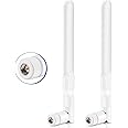 Bingfu Antenna 4G LTE SMA Maschio Bianca 6dBi Compatibile con Huawei B525 B535 B310 B311 B315 B593 E5186 4G LTE CPE Router Io