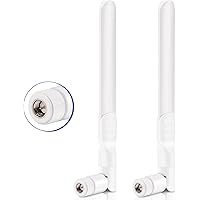 Bingfu Antenna 4G LTE SMA Maschio Bianca 6dBi Compatibile con Huawei B525 B535 B310 B311 B315 B593 E5186 4G LTE CPE Router Io