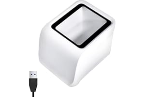 Docooler QR Scanner de codes-barres de bureau Mobile Payment Code Scanning Box Capteur automatique USB Wired Bar Code Reader pour supermarché magasin restaurant