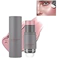 Azonee Cheek Blush Stick, Dual-ended Blush Stick With Sponge, Cream Contour Stick, 3-in-1 Cheek Blush & Lip Tint & Eyeshadow Moisturizing Lightweight Multi-Stick Blush, Natural And Long-lasting-#01