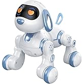 Totteriq Uzaktan Kumandalı Ve Sens&ouml;rl&uuml; Akıllı Robot K&ouml;pek/Sesli M&uuml;zikli Işıklı / 30 Farklı Fonksiyon Vardem