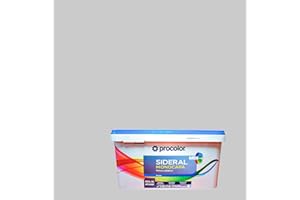 PINTUROM Pintura de Interior Monocapa Sideral Mix. Colores del Mundo. Alta cubrición, Lavable, Colores duraderos. Cubeta de 4 L. (4 L., Gris suave - Pensilvania)