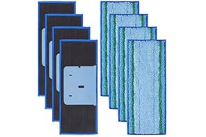 ‎LOVECO LOVECO 10 Wischtücher für iRobot Braava Jet M6 (M6134),Waschbare&Wiederverwendbare Reinigungstücher