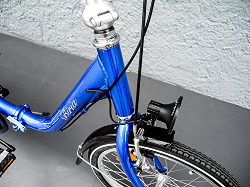 20" Alu MIFA Klapp Fahrrad Faltrad Klapprad Shimano Nexus 3 Gang blau