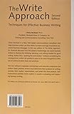 Image de The Write Approach: Techniques for Effective Business Writing