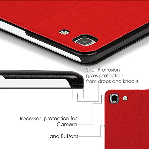 Forefront Cases® Huawei MediaPad M3 8.4 Leder Hülle Schutzhülle Tasche Smart Case Cover Stand – Rundum-Geräteschutz und intelligente Auto Schlaf / Wach Funktion - 7