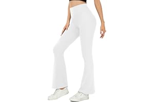 ACTINPUT Yoga Pants for Women Flared Leggings High Waisted Bootcut Black Trousers Women's Workout Bootleg Stretchy Leggings