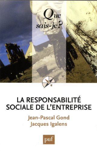La  responsabilité sociale de l'entreprise