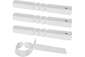 Zimoer 300 Piezas Etiquetas para Plantas, Etiquetas de Plástico de Jardín Impermeables, Etiquetas Colgantes de Semillas Marcadores de Plantas Envolver Alrededor de Vivero Etiquetas, 20 x 2 cm, Blanco